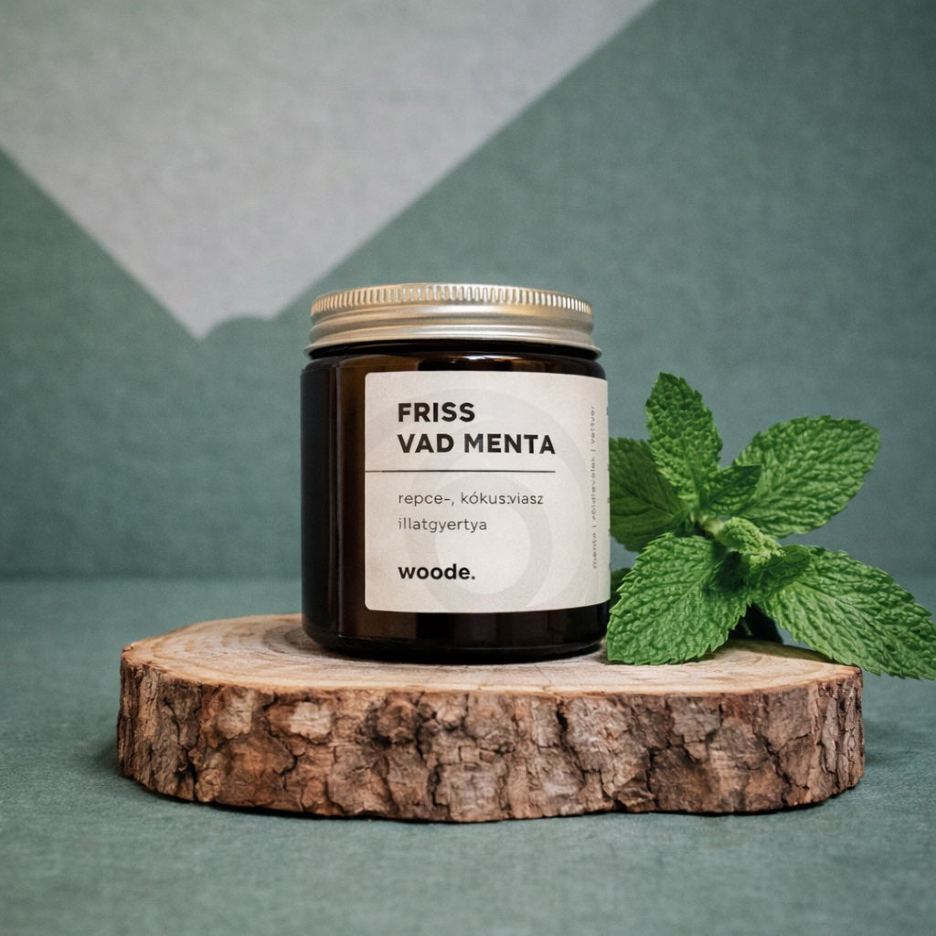 Friss vad menta – Repce-, kókuszviasz illatgyertya