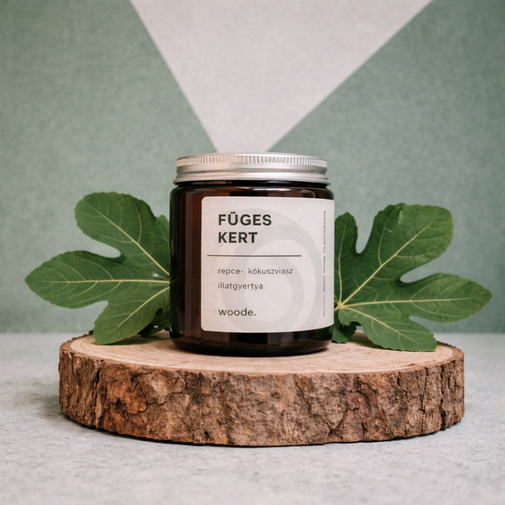 Fügés kert – Repce-, kókuszviasz illatgyertya