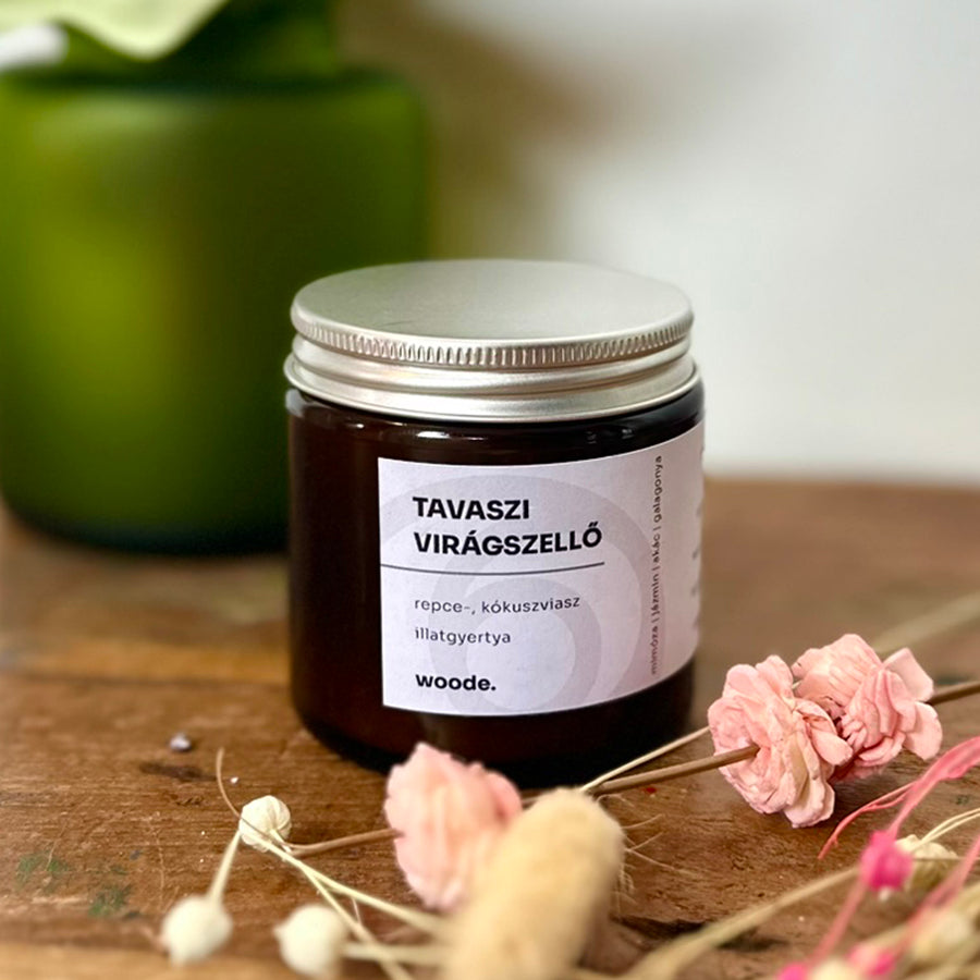 Tavaszi virágszellő – Repce-, kókuszviasz illatgyertya